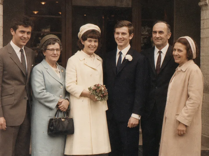 A Carter family wedding photograph